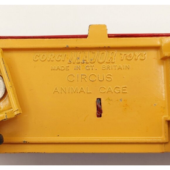 Corgi Major #1123 Chipperfields Circus Animal Cage w/4 Animals - Picture 9 of 14